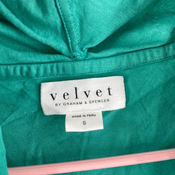 VELVET by GRAHAM & SPENCER Tank Top Size Small Adelise Faux Wrap Tile Collar NWT - Picture 4 of 14